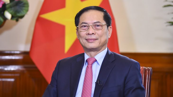 Bộ trưởng Bộ Ngoại giao Bùi Thanh Sơn - Ảnh: Bộ Ngoại giao cung cấp Bộ trưởng Bộ Ngoại giao Bùi Thanh Sơn: Việt Nam luôn coi ASEAN là ngôi nhà chung- Ảnh 1.