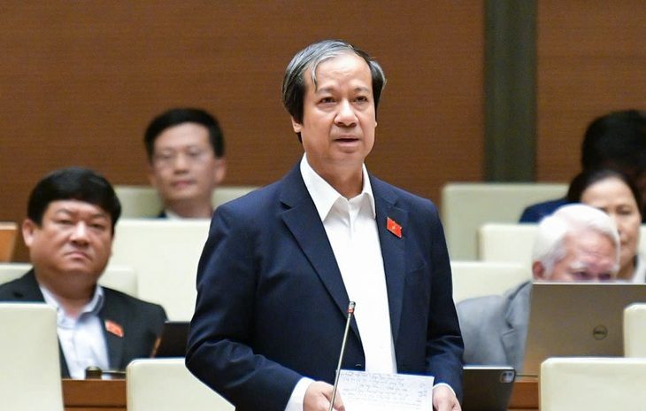 nguyen-kim-son-17307133106881246481628-1 Bộ trưởng Kim Sơn: Mong chỉ rõ nhóm lợi ích bất hợp pháp về sách giáo khoa để 'bắt mang đi tiếp' - Ảnh 1.