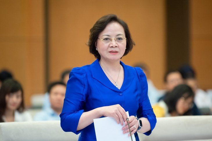 Bộ Nội vụ hướng dẫn mới nhất để 'kỷ luật hành chính tương xứng với kỷ luật đảng'- Ảnh 1. Bộ trưởng Bộ Nội vụ Phạm Thị Thanh Trà - Ảnh: GIA HÂN