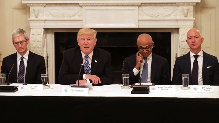 trump-ceo-17309520488491587294511 Các CEO công nghệ phản ứng với chiến thắng của ông Trump - Ảnh 1.