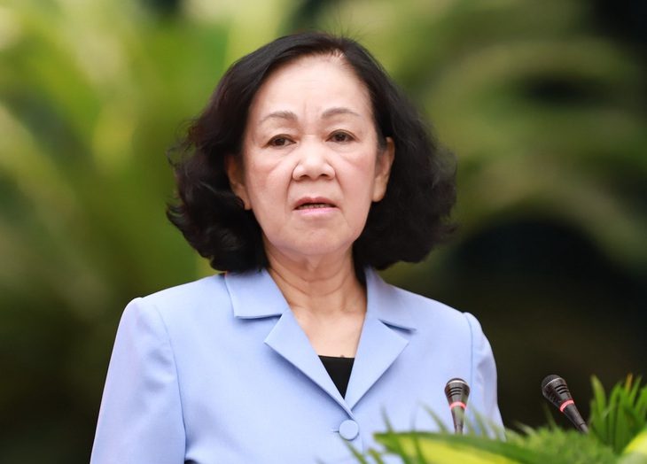 Quy định mới của Bộ Chính trị về chống tham nhũng, tiêu cực trong điều tra, truy tố, xét xử - Ảnh 1. Bà Trương Thị Mai - Ảnh: HỮU HẠNH