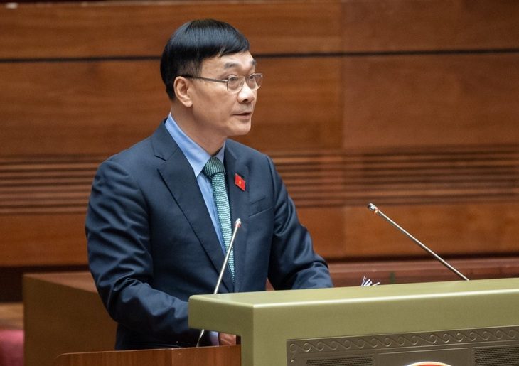 Bỏ quy định chọn phương pháp giá đất theo nguyên tắc 'có lợi nhất cho ngân sách nhà nước' - Ảnh 1. Chủ nhiệm Ủy ban Kinh tế Vũ Hồng Thanh - Ảnh: GIA HÂN